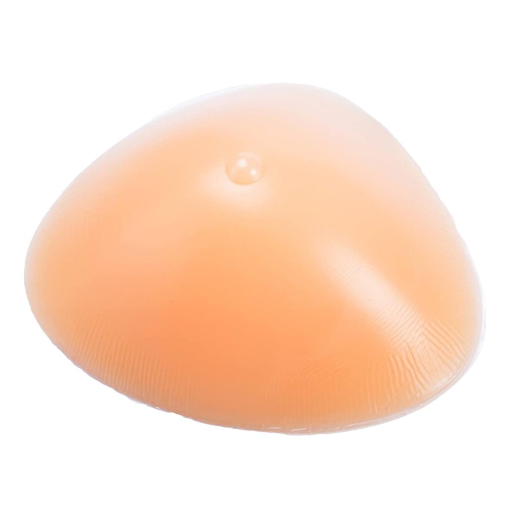 AKAFKKPYXSD Self-adhesive Silicone Breast Realistic Cups Enhancers Triangle Artificial Fake Boobs For Mastectomy Prosthesis Crossdresser Cosplay(100g/Piece, Nude)
