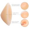 AKAFKKPYXSD Self-adhesive Silicone Breast Realistic Cups Enhancers Triangle Artificial Fake Boobs For Mastectomy Prosthesis Crossdresser Cosplay(100g/Piece, Nude) view 4