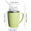 Adult Sippy Cup,Beakers For Elderly 11.8 Oz Spill Proof Cups for Adults 3 Modes Anti Choke Safe Drinking Cup with 11.8'' Tube  Handle for Disabled Adults Drinking Aids Insulated Hospital Mug view 2