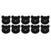 Laundry Hair Catcher, Laundry Pet Hair Remover,Laundry Pet Hair Remover Black Cute Bear Shaped Reusable Washing Machine Dog Hair Catcher for Clothing Bedding (10 Pcs) view 1