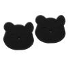 Laundry Hair Catcher, Laundry Pet Hair Remover,Laundry Pet Hair Remover Black Cute Bear Shaped Reusable Washing Machine Dog Hair Catcher for Clothing Bedding (10 Pcs) view 3