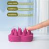 Shampoo Brush Scalp Massager - Scalp Scrubber Head Massager Silicone Comb Hair Brushes | Innovative Scalp Care Shampooing Brush for Women, Men, Kids Pets view 4