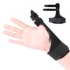 1 Pc Black Finger Splint, Wrist Arthritis Glove, Porous Breathable Finger Splint, Tendon Sheath Wrist Glove, Suitable for Fibromyalgia, Tendinitis, Sprains, Sports view 1