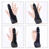 1 Pc Black Finger Splint, Wrist Arthritis Glove, Porous Breathable Finger Splint, Tendon Sheath Wrist Glove, Suitable for Fibromyalgia, Tendinitis, Sprains, Sports view 4