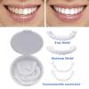 Brigtviee 2 Pairs of Temporary Dentures, Cosmetic Teeth, Temporary Cosmetic Tooth Cover, Instant Tooth Repair Kit, for Fixing The Filling of a Missing Broken Tooth, mit Box view 2