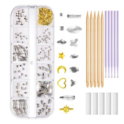 Neamou Tooth Gems Crystals | Fashionable Teeth Jewelry Gems - Reflective Tooth Multi Shaped Gems for Teeth Decoration, Dazzling Smiles for Dating, Travelling, Bar