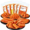 Chinese Latiao handmade spicy sticks 70g, internet celebrity spicy bar gift pack, vegetarian, big gluten, spicy slices, konjac shreds, Hunan specialty food, spicy casual snacks (6 Flavor Mix,1 pack) view 1