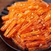 Chinese Latiao handmade spicy sticks 70g, internet celebrity spicy bar gift pack, vegetarian, big gluten, spicy slices, konjac shreds, Hunan specialty food, spicy casual snacks (Small gluten,3 pack) view 1