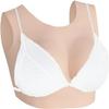 D,#3+silk Cotton, Realistic Silicone Breast Forms Silicone Breastplates Round Collar Fake Boobs Breast Enhancer for Transgender Crossdressers Drag Queen Cosplay view 1