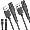 Pack of 2 5 V QP2724 Charging Cable for Philips Norelco Razor One Blade 360 QP2720 Qp2734 Qp2824 etc. with 2 Brushes 5 V, 1.5 m view 1