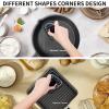 Cast Iron Scrubber with Handle | Dish Metal Scrubber | 316 Cast Iron Cleaner Chainmail Scrubber for Cast Iron Pan Skillet- Iron Scrub Brush Steel Wool Scrubber Cleaning Kit (1 Scrub + 1 Scraper) view 2