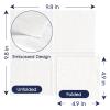 2000 Pack 4.9 x 4.9 Folded Cocktail Napkins Paper 1-Ply White Beverage Napkins - Restaurant,Bar Napkins - Perfect Size Dessert Napkins - Party Napkins Bulk 9.8x9.8 Unfolded view 2