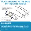 RWGKBDB Anti Snoring Devices, Magnetic Anti-Snoring Ring, Stainless Steel Magnetic Ring, Finger Anti-Snoring Ring, Suitable for Everyone view 3