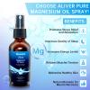 Pure Magnesium Oil Spray, Magnesium Sleep Spray,100% Natural Magnesium Oil Spray for Feet,Magnesium Spray for Sleep,Safe and Effective-60ml 2.02 fl oz view 3