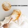 Weduspaty Dusters For Cleaning, Duster, Lambswool Duster with Wooden Handle, 21 Inch Anti-Static Duster, Flexible Dusters for Cleaning Ceiling Fans, Computer Screens, Bookshelves view 2