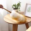 Weduspaty Dusters For Cleaning, Duster, Lambswool Duster with Wooden Handle, 21 Inch Anti-Static Duster, Flexible Dusters for Cleaning Ceiling Fans, Computer Screens, Bookshelves view 4