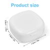 Braces Box with Strainer, Portable Denture Storage Box, Denture Wash Container Retainer Bath Box Cup Case, Invisible Braces Storage Box, Soaking Denture Box, Orthodontic Dental Retainer Box view 2