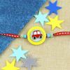 Ghasitaram Gifts Jaiccha Rakhi for Brother Rakhis Online KR24-056- Metal car Kids Rakhi view 1
