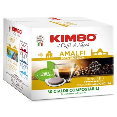 50 Kimbo Amalfi Blend Pods 100% Arabica
