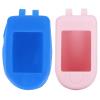aqxreight Oximeter Cover for Portable Fingertip Monitor, Convenient Blood Oxygen Detector for Travel Home (blue+pink) view 1