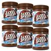 Jimjams No Added Sugar Healthy Diabectic Belgium Milk Chocolate Spread 350g, for Pancakes, Porridge, Muffins and Party Food, Unique Recipe, I Mothers & Fathers Day I Christmas (6 Jars, Milk) view 1