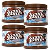Jimjams No Added Sugar Healthy Diabectic Belgium Milk Chocolate Spread 350g, for Pancakes, Porridge, Muffins and Party Food, Unique Recipe, I Mothers & Fathers Day I Christmas (4 Jars, Milk) view 1