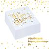 30 Pcs White & Gold Star Napkins with Polka Dots - 33x33cm Party Serviettes for Birthday Decoration, Boys & Girls view 4