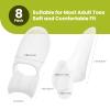 Bunion Cushion Protector - 8 Packs Bunion Corrector Pads for Big Toe, Gel Shield for Foot Pain Relief, Calluses, Corns, Friction, and PressureClear view 2