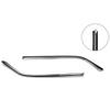 Spectacle arms replacement Vintage Glasses replacement temple legs*Eyewear Leg,Glasses Temple,Clear Grey Metal Eyeglass Temples Arms Single Tooth Plastic Glasses Replacement Temples Repair Parts, view 4