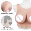 Cyomi Silicone Breast Forms,Fake Boobs, Silicone Breastplate, Fake Breasts,Round Collar Hollow Back, Crossdresser Cosplay Drag Queen, Silicone Filling (E cup, Yellow) view 4