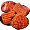 Hunan special spicy snack snacks, spicy silk spicy bar, delicious Chinese snack gifts, snack food, small gluten,Handmade classic latiao,Healthy snack (Spicy chips,10 packs) view 2