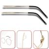 EQQHJL Spectacle arms replacement Temple Eyeglasses,Replacement Temple Arm Frame, Eyeglasses Arm Leg,Eyeglasses Replacement Accessories,1 Pair Eyeglasses Replacement Temple Thin Metal Frame Arms for view 2