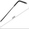 EQQHJL Spectacle arms replacement Temple Eyeglasses,Replacement Temple Arm Frame, Eyeglasses Arm Leg,Eyeglasses Replacement Accessories,1 Pair Eyeglasses Replacement Temple Thin Metal Frame Arms for view 3