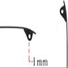 EQQHJL Spectacle arms replacement Temple Eyeglasses,Replacement Temple Arm Frame, Eyeglasses Arm Leg,Eyeglasses Replacement Accessories,1 Pair Eyeglasses Replacement Temple Thin Metal Frame Arms for view 4