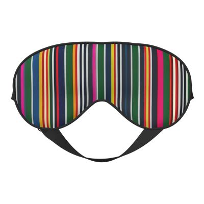 BREAUX Colorful stripes print Sleeping Eye Mask, Double Sided Blackout Eye Mask, Travelling Sleeping Mask