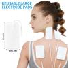 20pcs Large Electrode Pads for TENS, TENS Machine Pads for 2mm PIN Connector, Durable Unit Replacement Pads, TENS Pads Replacement Self-Adhesive Electrodes for Effective Pain Relief Management (A) view 2