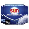 SUN - Standard Dishwasher Regenerating Salt - prevents limescale deposits and softens water (set of 6x1kg) view 1