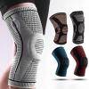 Compression Sleeve Knee Support Brace,Knee Support for Women/Men, Knee Brace Compression Sleeve Support for Alleviate Pain Caused,Arthritis, Ligament Injury Gray and Black view 3