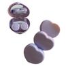 BEDARTIST 4 Packs Heart Shape Contact Lens Cases, Travel Eye Contacts Case Box Holder, Portable Contact Lenses Tweezers Remover Tool Solution Bottle Kit for Daily Outdoor Traveling (Light Purple) view 2