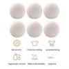 6Pcs Laundry Balls, Hot Wool Dryer Balls Reusable Laundry Ball Home Washing Machine 6cm Dehumidify and Remove Smell view 3