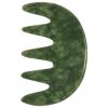 Healeved Jade Massage Comb Wide Tooth Scalp Massager Tool Natural Stone Comb for Relaxation and Family Care view 1