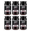 Collins Bourbon Cocktail Cherries - Drinks Set for Manhattan or Old Fashioned Cocktails and Desserts, Made with Award Winning Whiskey, Set of 6 Glasses, 11oz view 1