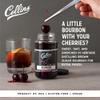 Collins Bourbon Cocktail Cherries - Drinks Set for Manhattan or Old Fashioned Cocktails and Desserts, Made with Award Winning Whiskey, Set of 6 Glasses, 11oz view 2