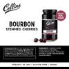 Collins Bourbon Cocktail Cherries - Drinks Set for Manhattan or Old Fashioned Cocktails and Desserts, Made with Award Winning Whiskey, Set of 6 Glasses, 11oz view 4