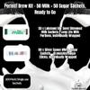 100 pack: 50 Individual Milk & 50 SilverSpoon Sugar Portions - Semi-Skimmed Long Life Milk Sachets & Sugar Sachets Bundle for Coffee & Tea - Office & Travel Friendly - Exclusive to Espresso Yourself view 2
