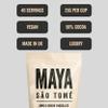 Maya, Sao Tome 58% Cocoa Milk Hot Drinking Chocolate Flakes, Luxury Single Origin Drink (1kg) view 3
