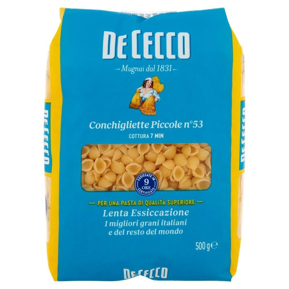 Pastificio De Cecco Pasta Conchigliette Piccole (1 x 500gr) - Format Of Fantasy Soup