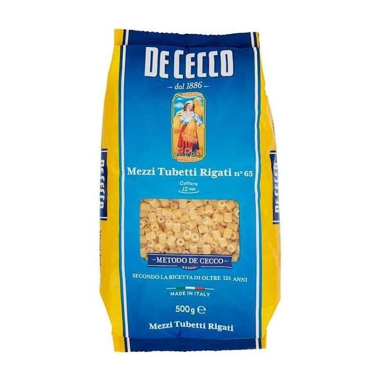 Pastificio De Cecco Pasta Mezzi Tubetti Rigati (1 x 500g)