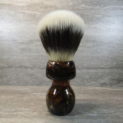 Yaqi Caramel Cat's Whisker Synthetic Shaving Brush