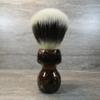 Yaqi Caramel Cat's Whisker Synthetic Shaving Brush view 1